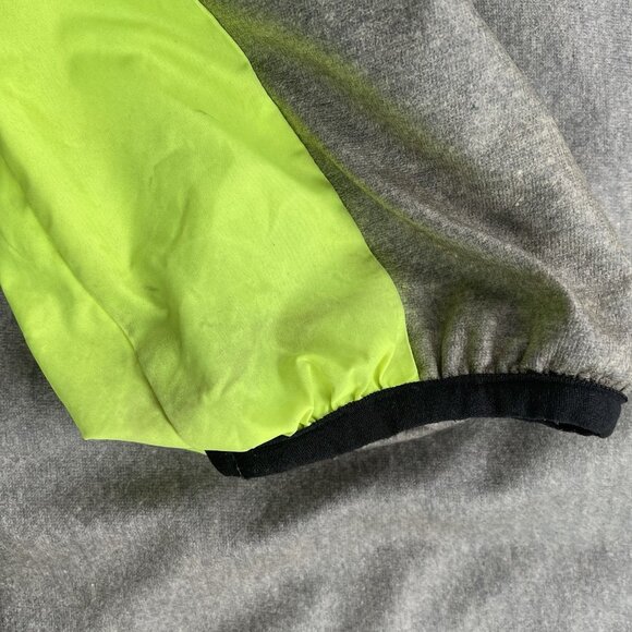 Pink Women’s M/L Victoria’s Secret Zip Hoodie Jacket Windbreaker Neon Yellow - Picture 12 of 12